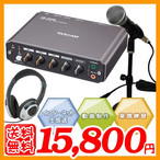 TASCAM US-125M スターターセット【インターネット生放送、楽器練習、歌ってみた動画制作等に！】