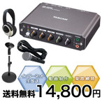 TASCAM US-125M スターターセット【インターネット生放送、楽器練習、歌ってみた動画制作等に！】